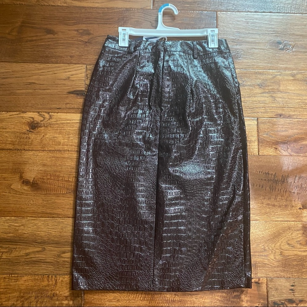 Rachel Comey pleather button up skirt - Picture 3 of 6